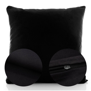 Cotton pillowcase 45 x 45 Uniform Ola Black Black