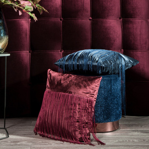 Velvet pillowcase Melba 45 x 45 Olive