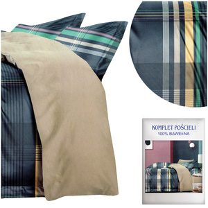 Bedding 200 x 220 3pc Satin Cotton No. A1525