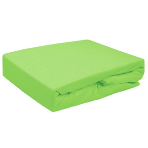 Terry sheet with elastic 051_D Green 200x220