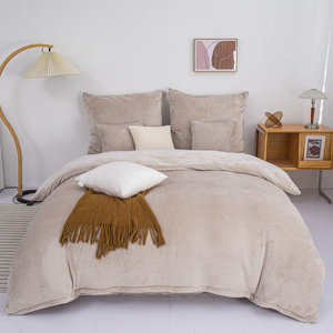 Bedding 140 x 200 2cz Microfiber Teddy Bear Cozy Beige