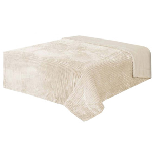 Double Sided Capri Bedspread Beige 200x220