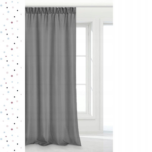Curtain 140 x 270 Decorative Tape Viva Graphite