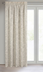 Curtain 140 x 270 Decorative Tape Rubi Beige