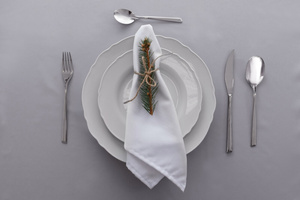 Tablecloth 140x200 Stainproof Classic Savio Grey