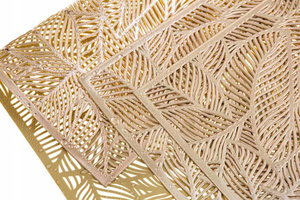 30 x 45 Decorative Skyline Gold Placemat