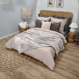 Blanket 160 x 200 Acrylic Solid Warm Yasemin 07