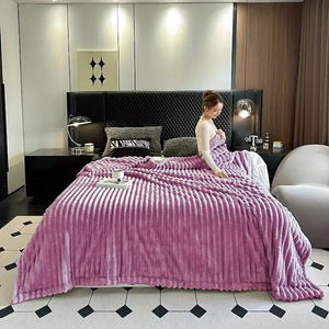 Blanket 160 x 200 Microfiber Plush Shirley 03