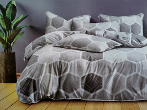 Bedding 200 x 220 3-piece Satin Dalwin 1114