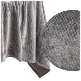Blanket 200 x 220 Plush Microfiber Willy Graphite