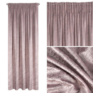 Curtain 140 x 270 Decorative Velvet Rivia Pink