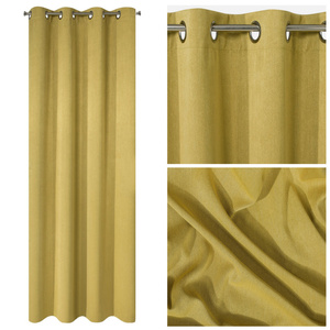 Curtain 135 x 250 Ready Decorative Rossie Mustard