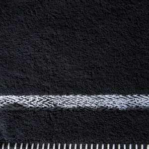 Towel 50 x 90 Bath Frotte Viera 02 Black