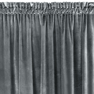 Curtain 140 x 270 Decorative Samanta Graphite Tape