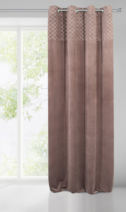 Curtain 140 x 250 Decorative Velvet Karina2 Pink