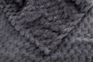 Blanket 150 x 200 Microfiber Design Cindy6 Steel