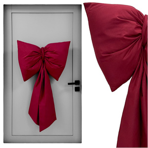 Bow 100 x 60 Cushion Christmas Decoration Decorative Big Bow 01