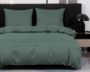 Bedding 220 x 200 3pc Satin Stripes Ramiro 09