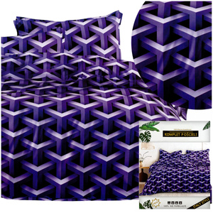 Bedding set 160 x 200 4 pcs Satin Dalwin 993