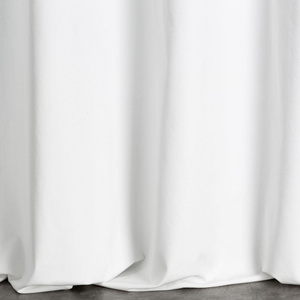 Velvet Pierre Curtain 140 x 250 Sash White