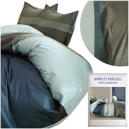 Bedding 160 x 200 3 pcs Cotton Satin No. A1803