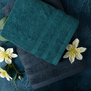 Towel 50 x 90 Bathing Terry Aline 10 Turquoise