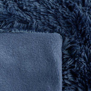 Blanket 200 x 220 Double-sided Fur Tifany1 Navy Blue