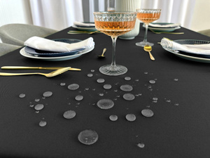 Tablecloth 140x260 Stain-Resistant Surbo Black
