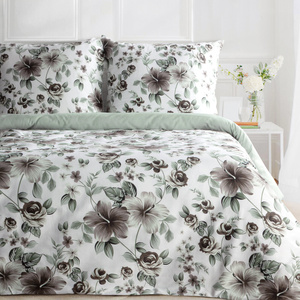Bedding 160 x 200 3pc Satin Cotton Spring 67