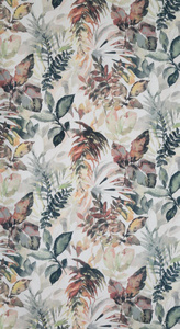 Curtain 135 x 270 Decorative Tape Lily White + Steel