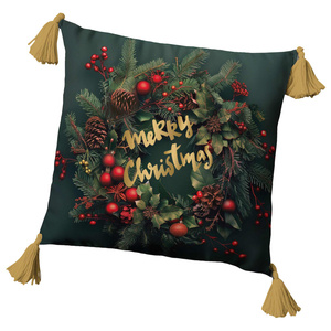Christmas pillowcase 45 x 45 Christmas Panama 5377A