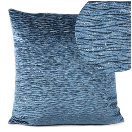 Velvet Evelyne Navy Blue Decorative 45 x 45 pillowcase