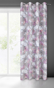 Curtain 140 x 250 Decorative Sherry Silver+Pink