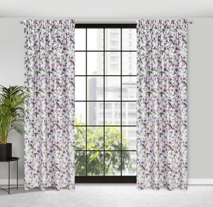 Curtain 140 x 270 Decorative Arleta White+Purple