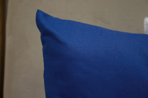 Cotton Pillowcase 70 x 80 Uniform Ola Navy Blue Cornflower