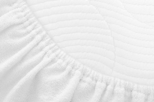 Terry sheet with elastic 001_D White 70x140