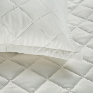 60 x 60 Decorative Velvet Pillowcase Kristin1 White