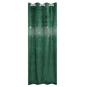 Curtain 140 x 250 Decorative Velour Shiny Bottle