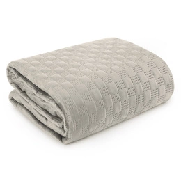 Quilted Velvet Bedspread Sofia4 Beige 200 x 220