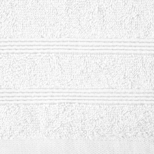 Aline 01 White 50 x 90 Terry Bath Towel