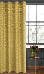 Curtain 140 x 250 Decorative Velvet Inga Honey
