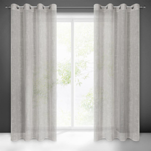 Curtain 140 x 250 Decorative Nel Silver