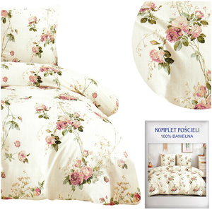 Bedding 200 x 220 3pc Satin Cotton No. A1619