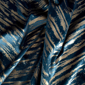 Curtain 140 x 250 Decorative Velvet Sara Game+Gold