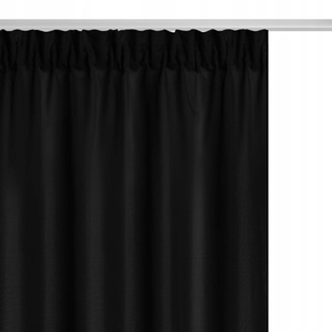 Curtain 140 x 175 Decorative Tape Viva Black