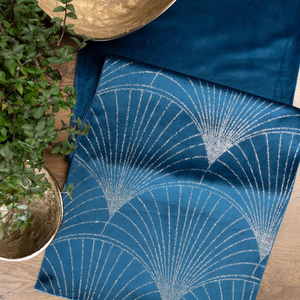 Runner 35 x 220 Decorative Velvet Blink14 Navy Blue