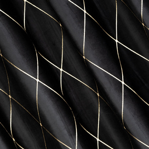 Pierre Cardin Margo Curtain Black 140 x 250 Slipcover