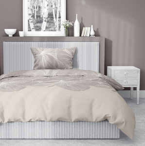 Bedding set 140 x 200 2pcs Asti Satin Cotton 4244A