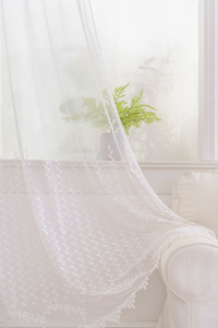 Decorative Curtain 145 x 250 Eyelet Cruz Voile02