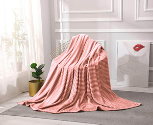 Blanket 200 x 220 Microfiber Embossed Ardea Stripes 59